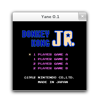 Yane 0.1: Donkey Kong Jr (attribute data)